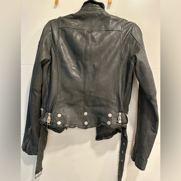 Moto Jacket- Lamb Skin Leather - Picture 9 of 16
